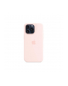 apple Etui silikonowe z MagSafe do iPhonea 15 Pro Max - jasnoróżowe - nr 6