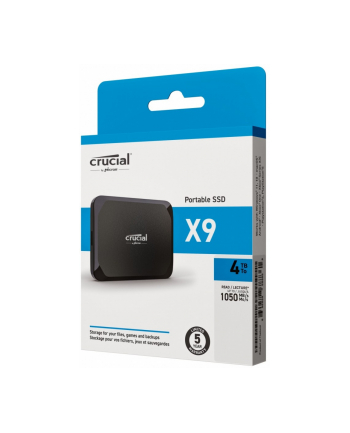crucial Dysk SSD X9 4TB USB-C 3.2 Gen2