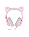 onikuma Słuchawki gamingowe X30 kocie uszy Różowe - nr 2