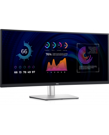 Monitor zakrzywiony DELL 34'' P3424WE 21:9/3440x1440/IPS/ USBC/RJ45/ HDMI/DP/3Y / Curved