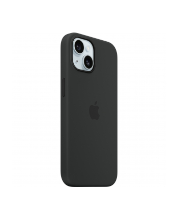 apple Etui silikonowe z MagSafe do iPhonea 15  - czarne