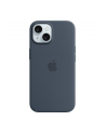 apple Etui silikonowe z MagSafe do iPhonea 15  - sztormowy błękit - nr 10