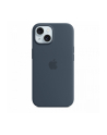 apple Etui silikonowe z MagSafe do iPhonea 15  - sztormowy błękit - nr 1