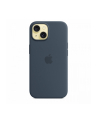 apple Etui silikonowe z MagSafe do iPhonea 15  - sztormowy błękit - nr 3