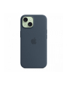 apple Etui silikonowe z MagSafe do iPhonea 15  - sztormowy błękit - nr 4