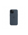apple Etui silikonowe z MagSafe do iPhonea 15  - sztormowy błękit - nr 9