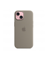 apple Etui silikonowe z MagSafe do iPhonea 15  - popielaty brąz - nr 10