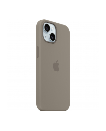 apple Etui silikonowe z MagSafe do iPhonea 15  - popielaty brąz