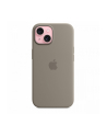 apple Etui silikonowe z MagSafe do iPhonea 15  - popielaty brąz - nr 2