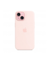 apple Etui silikonowe z MagSafe do iPhonea 15  - jasnoróżowe - nr 12