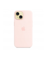 apple Etui silikonowe z MagSafe do iPhonea 15  - jasnoróżowe - nr 13
