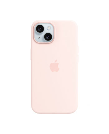 apple Etui silikonowe z MagSafe do iPhonea 15  - jasnoróżowe