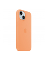 apple Etui silikonowe z MagSafe do iPhonea 15  - pomarańczowy sorbet - nr 11