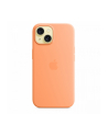 apple Etui silikonowe z MagSafe do iPhonea 15  - pomarańczowy sorbet - nr 3