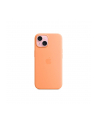 apple Etui silikonowe z MagSafe do iPhonea 15  - pomarańczowy sorbet - nr 9