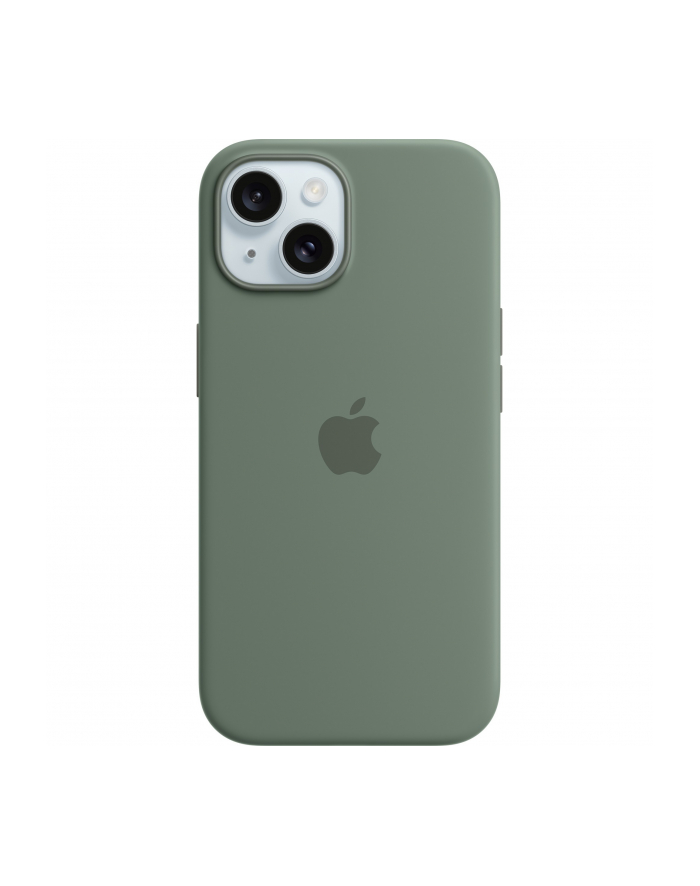 apple Etui silikonowe z MagSafe do iPhonea 15  - cyprysowe główny