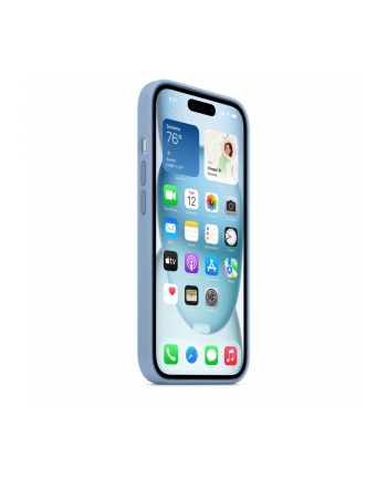 apple Etui silikonowe z MagSafe do iPhonea 15  - zimowy błękit