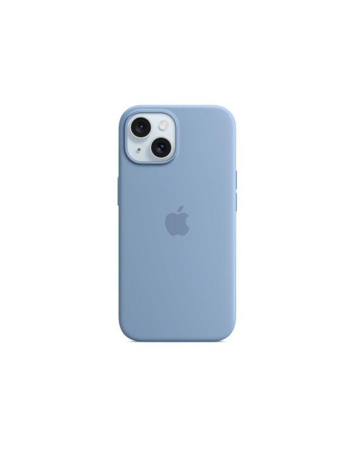 apple Etui silikonowe z MagSafe do iPhonea 15  - zimowy błękit główny