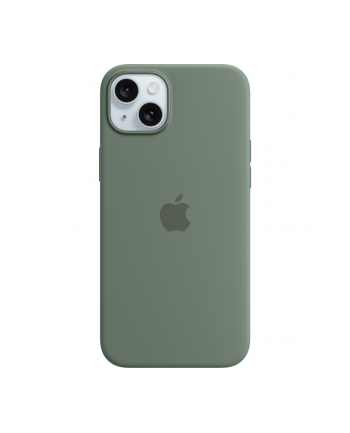 apple Etui silikonowe z MagSafe do iPhonea 15 Plus - cyprysowe