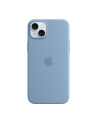 apple Etui silikonowe z MagSafe do iPhonea 15 Plus - zimowy błękit - nr 8