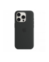 apple Etui silikonowe z MagSafe do iPhonea 15 Pro - czarne - nr 3