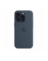 apple Etui silikonowe z MagSafe do iPhonea 15 Pro - sztormowy błękit - nr 2