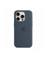 apple Etui silikonowe z MagSafe do iPhonea 15 Pro - sztormowy błękit - nr 3