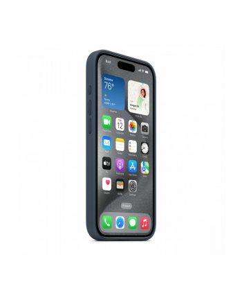 apple Etui silikonowe z MagSafe do iPhonea 15 Pro - sztormowy błękit