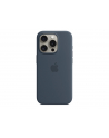 apple Etui silikonowe z MagSafe do iPhonea 15 Pro - sztormowy błękit - nr 7