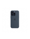 apple Etui silikonowe z MagSafe do iPhonea 15 Pro - sztormowy błękit - nr 8