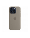 apple Etui silikonowe z MagSafe do iPhonea 15 Pro - popielaty brąz - nr 2