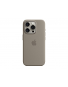 apple Etui silikonowe z MagSafe do iPhonea 15 Pro - popielaty brąz - nr 7