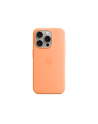 apple Etui silikonowe z MagSafe do iPhonea 15 Pro - pomarańczowy sorbet - nr 7