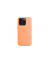 apple Etui silikonowe z MagSafe do iPhonea 15 Pro - pomarańczowy sorbet - nr 8