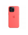 apple Etui silikonowe z MagSafe do iPhonea 15 Pro Max - guawa - nr 4