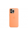 apple Etui silikonowe z MagSafe do iPhonea 15 Pro Max - pomarańczowy sorbet - nr 5