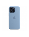 apple Etui silikonowe z MagSafe do iPhonea 15 Pro Max - zimowy błękit - nr 2