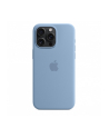 apple Etui silikonowe z MagSafe do iPhonea 15 Pro Max - zimowy błękit - nr 4