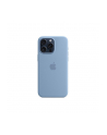 apple Etui silikonowe z MagSafe do iPhonea 15 Pro Max - zimowy błękit - nr 6