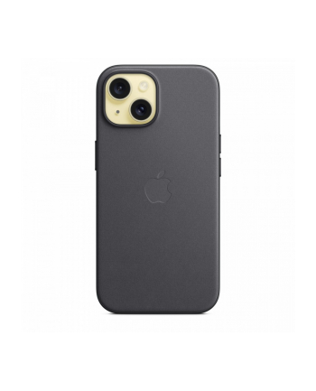 apple Etui z tkaniny FineWoven z MagSafe do iPhonea 15 - czarne