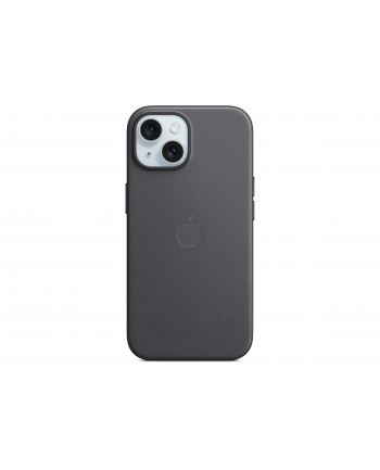 apple Etui z tkaniny FineWoven z MagSafe do iPhonea 15 - czarne