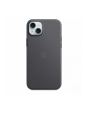 apple Etui z tkaniny FineWoven z MagSafe do iPhonea 15 Plus - czarne - nr 1