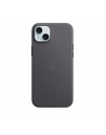 apple Etui z tkaniny FineWoven z MagSafe do iPhonea 15 Plus - czarne - nr 6