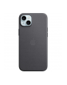 apple Etui z tkaniny FineWoven z MagSafe do iPhonea 15 Plus - czarne - nr 8