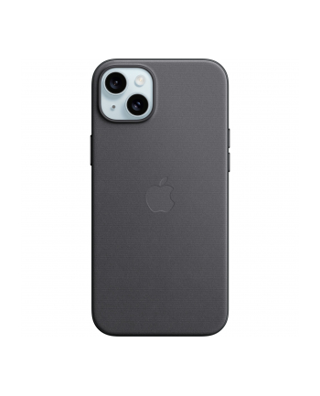 apple Etui z tkaniny FineWoven z MagSafe do iPhonea 15 Plus - czarne