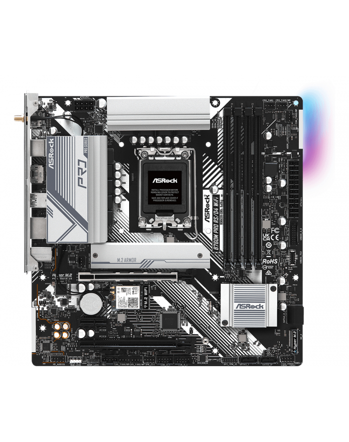 asrock Płyta główna B760 Pro RS/D4 WIFI s1700 4DDR4 DP/HDMI ATX główny