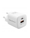qoltec Ładowarka sieciowa 35W GaN ULTRA | 5-20V | 2.25-3A | 1 x USB typ C PD | 1 x USB | Biała - nr 8