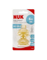 NUK MP Smoczek do butelki lateksowy 6-18m L First Choice+ op.2 szt. 10713243 - nr 1
