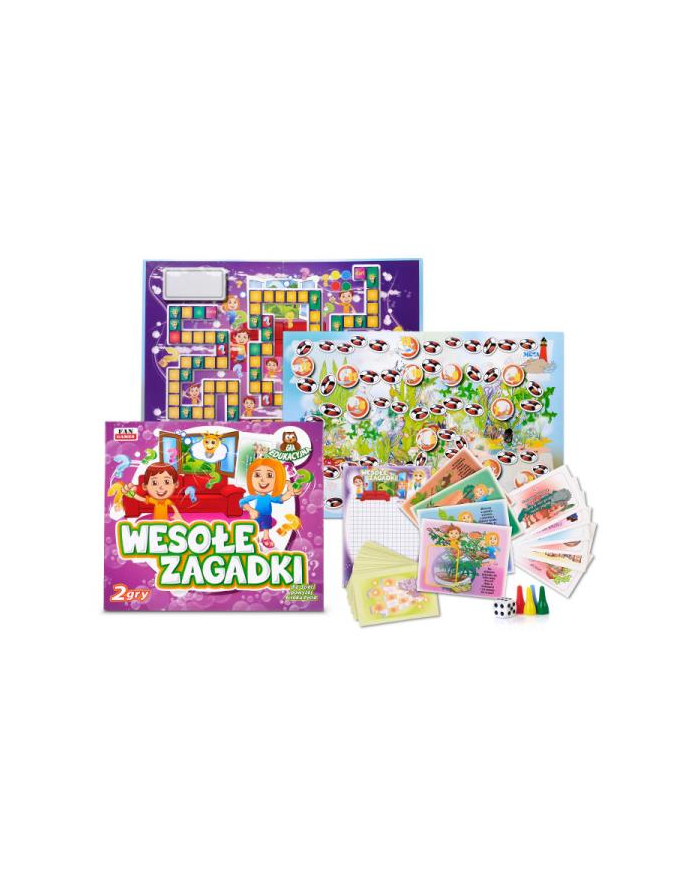 artyk PROMO Gra edukacyjna 2w1 Wesołe zagadki / Podwodne przygody 804020 główny