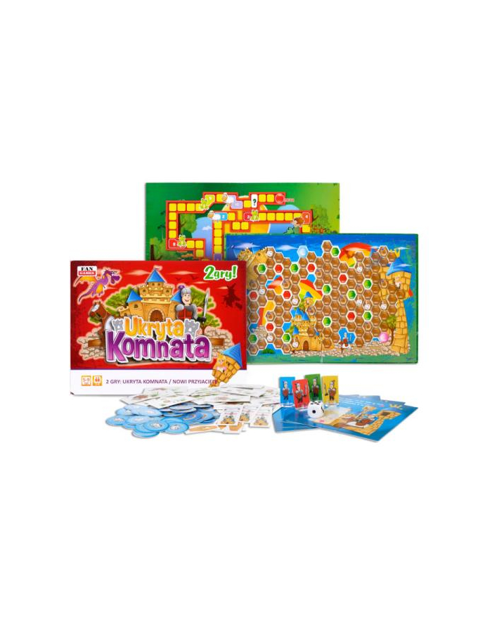artyk PROMO Gra planszowa 2w1 Ukryta komnata - Nowi przyjaciele 804303 główny